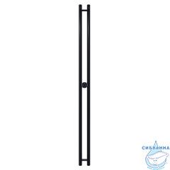 Полотенцесушитель электрический Terminus Duo 11х160 круглая (с возможностью скрытого подключения) (черный муар)