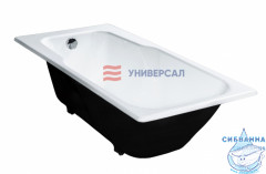 Чугунная ванна Универсал Нега 150х70 с ножками  
