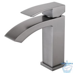 Смеситель для раковины Abber Wasserfall AF8610NG (без донного клапана) (никель)