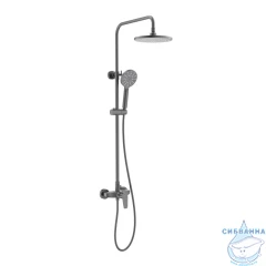 Душевая система Aquatek Бетта AQ2160BGM (черный хром)