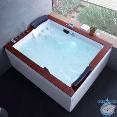 Акриовая ванна Gemy G9052 II K L 186х151 с гидромассажем