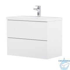 Тумба под раковину Am.Pm Gem 75 см M90FHX07522WG белый глянец