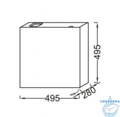 Тумба под раковину Jacob Delafon Terrace 50 EB1178-G1C белый