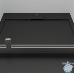 Поддон из литьевого мрамора Kupala 70х70 T5246FV черный