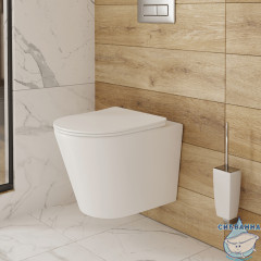 Унитаз подвесной безободковый Iddis Calipso с сиденьем Soft Close (микролифт) CALRNSEi25