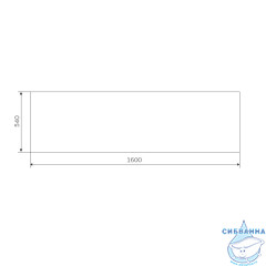 Панель фронтальная AM.PM Gem 160