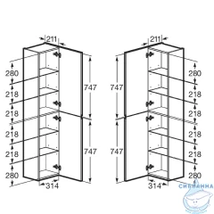Пенал Roca Oleta 35 капучино A857650515