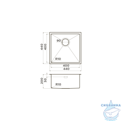 Кухонная мойка Omoikiri Taki 44-U/IF-GM 4973521