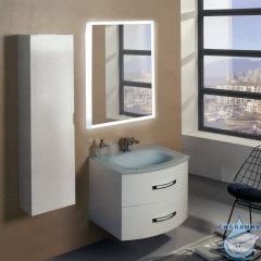 Зеркало Calypso Sevilla Led 80x90 с подсветкой, с часами  ЗЛП170