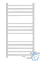 Полотенцесушитель электрический Indigo Attic Romb (с таймером) 50х100 белый матовый (с возможностью скрытого подключения, подключение R/L)