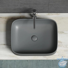  Раковина на столешницу 51 см Ceramicanova Element CN6052MDH (антрацит)