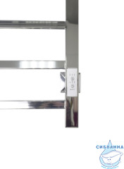 Полотенцесушитель электрический Санприз Квадро П8 30Х80 U (хром) (подключение универсальное)