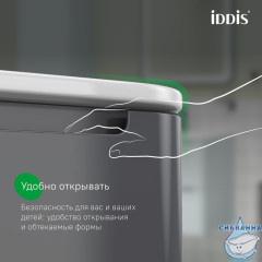 Тумба с умывальником, подвесная, 100 см, темно-серый, Edifice, IDDIS, EDI10D0i95K  подходит умыв. 0101000i28