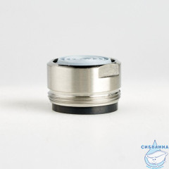 Аэратор для смесителя, силикон, M24, корпусный, наружная резьба, сатин, IDDIS, 996S24A1SMS