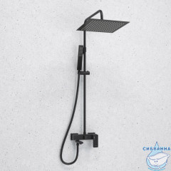 Душевая система Wasserkraft 300 1 режим A277.162.218.BM (черный матовый)