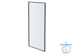 Боковая стенка Aquatek AQ ARI WA  80 профиль черный, стекло прозрачное AQ ARI WA 08020BL