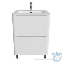 Тумба напольная, белая, 60 см, Edifice, IDDIS, EDI60WFi95. Подходит ум. 0106000i28