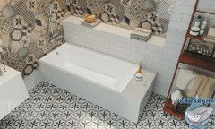 Акриловая ванна Roca Elba 170x75 с каркасом