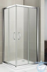 Душевое ограждение Bas Infinity CR-120-90-G-CH 120x90 профиль хром, стекло грейп (без поддона)
