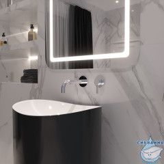Смеситель для умывальника скрытого монтажа WHITECROSS Y Y1216CR (хром)