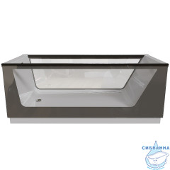Акриловая ванна 1Marka Neo 170x75 (2 стекла матовое серое)