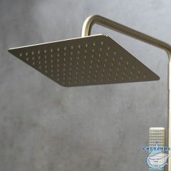 Душевая система Lemark Ursus 300 1 режим LM7262BG (брашированное золото)