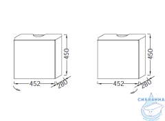 Тумба под раковину Jacob Delafon Odeon Up 45 EB999G-N18 L белый