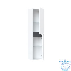 Пенал подвесной, 40 см, Cloud, белый, IDDIS, CLO40W0i97