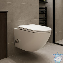 Унитаз подвесной безободковый Azario Grado AZ-046E-NR (с сиденьем Soft Close (микролифт) )