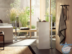 Смеситель для раковины напольный Hansgrohe Metropol 32530000 (без донного клапана)