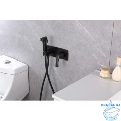Встраиваемый смеситель с гигиеническим душем Lemark Nubira LM6219ORB (черная бронза)