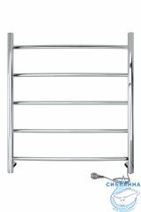 Полотенцесушитель электрический Indigo Arc П5 50х60 хром (с возможностью скрытого подключения, подключение R/L)