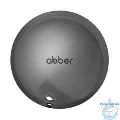 Накладка на слив для раковины ABBER AC0014GS серебро, керамика