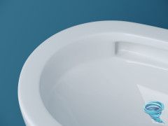 Унитаз подвесной безободковый Ceramicanova Vogue Rimless CN4008T с сиденьем быстросъемным Soft Close (микролифт)