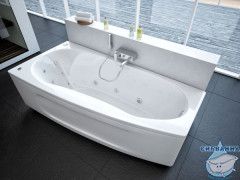 Акриловая ванна Aquatek Пандора 160х75 L с каркасом