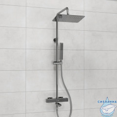 Душевая система Wasserkraft 300 1 режим A199.069.103.087.CH Thermo (никель)