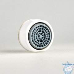 Аэратор для смесителя, силикон, M24, корпусный, наружная резьба, белый, IDDIS, 996S24A1SM-WS