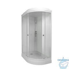 Душевая кабина Тритон Коралл 120х80 А профиль белый, стело лайт Щ0000068945