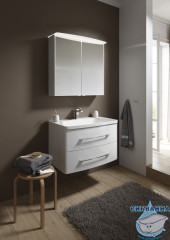 Шкаф-зеркало Aqwella Neringa 80 с подсветкой