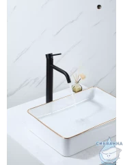 Смеситель для раковины Frap F10807-26 (черный матовый)