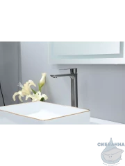 Смеситель для раковины Frap F10806-29 (оружейная сталь)