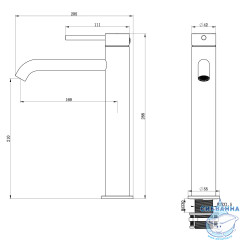 Смеситель для раковины Oliveeka Y-Line OL-88239017-BG (золото матовое)