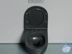 Унитаз подвесной безободковый Ceramicanova Modena  Rimless CN6063MDH с сиденьем быстросъемным Soft Close (микролифт)