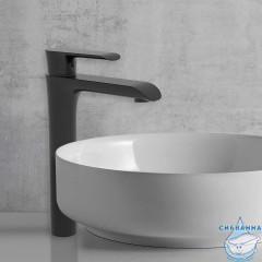 Смеситель для раковины Vincea Esse VBF-1E2MB (черный матовый)