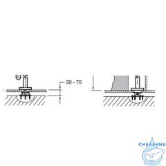 Смеситель для ванны напольный Jacob Delafon Avid E97367-CP