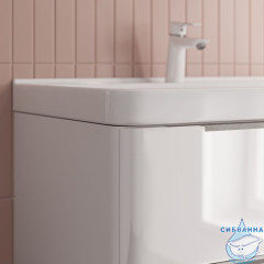 Тумба с умывальником, подвесная, 80 см, белый, Cloud X, IDDIS, CLX80W0i95K подходит умыв. 0178000i28