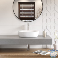 Раковина на столешницу 49 см Koller Pool Round RN-0485-WB