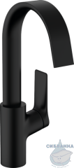 Смеситель для раковины Hansgrohe Vivenis 75030670 (с донным клапаном) (черный матовый)