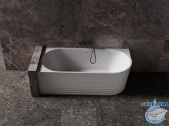 Ванна из искусственного камня ABBER Stein 170x80 AS9651 L