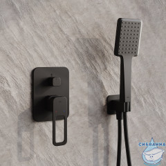 Душевая система Iddis Slide 1 режим SLIBL02i67 (черный матовый)